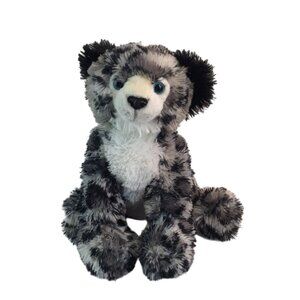 Wildlife Artists Snow Leopard Plush Stuffed Animal Toy Gray Black Spots Cub